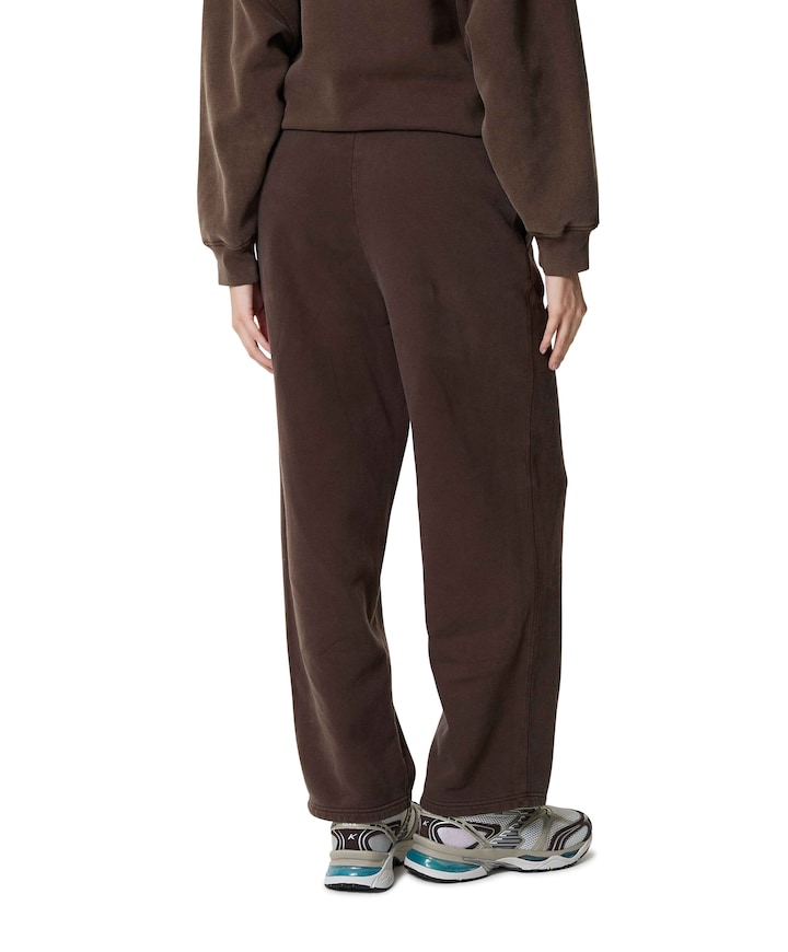 Plizzy dames broek bruin