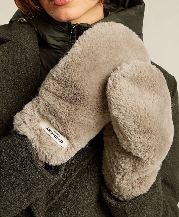 Dames handschoenen beige