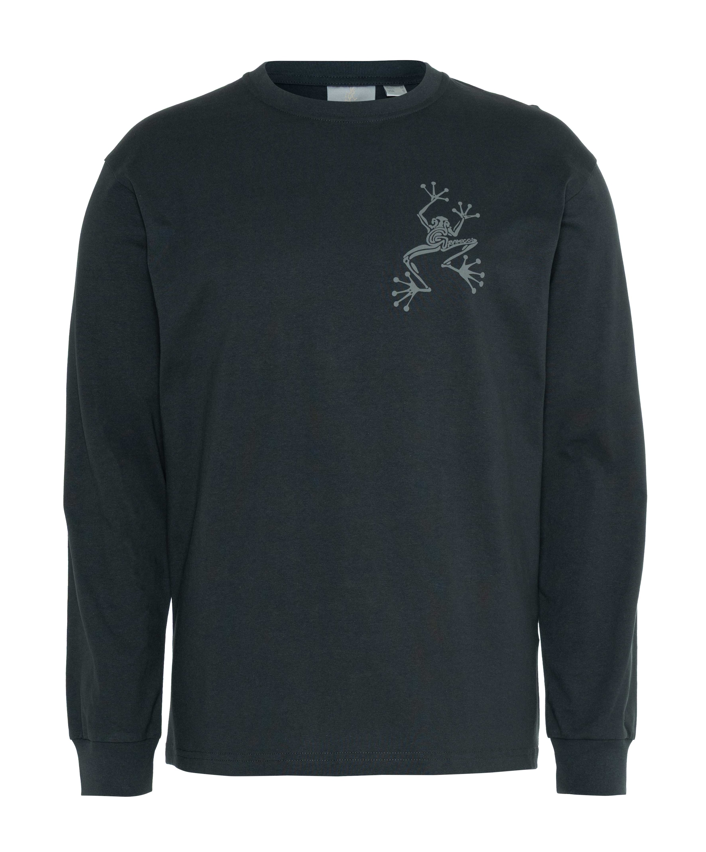 Heren longsleeve zwart