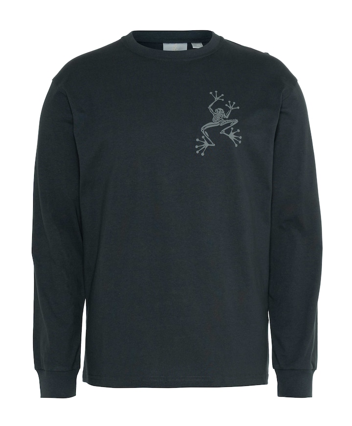 Heren longsleeve zwart