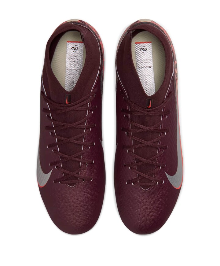 Zm Superfly 10 Acdmy Fg/mg Nu3 heren voetbalschoenen bordeaux