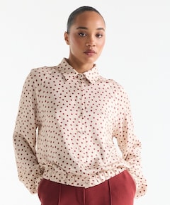Dames blouse beige