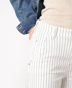 Audrey Wide Leg 5 Pocket dames jeans wit