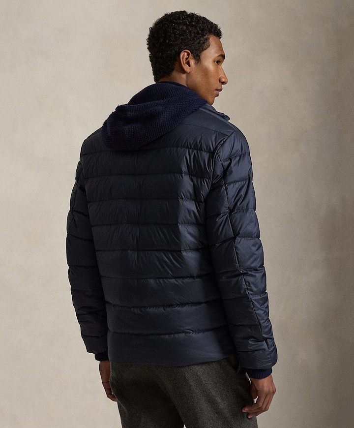 Heren jas blauw