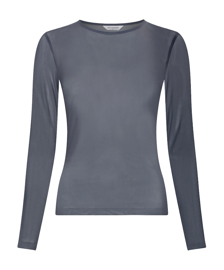 Dames longsleeve blauw