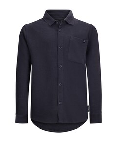 Jongens overhemd lange mouw paars