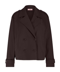 Dames jas bruin