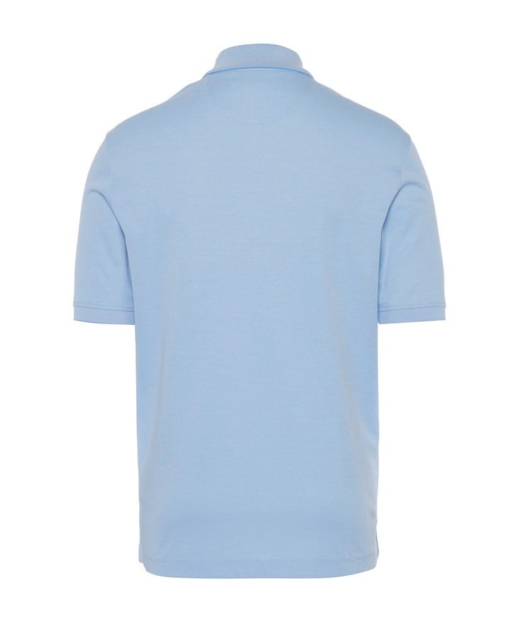 Heren polo blauw