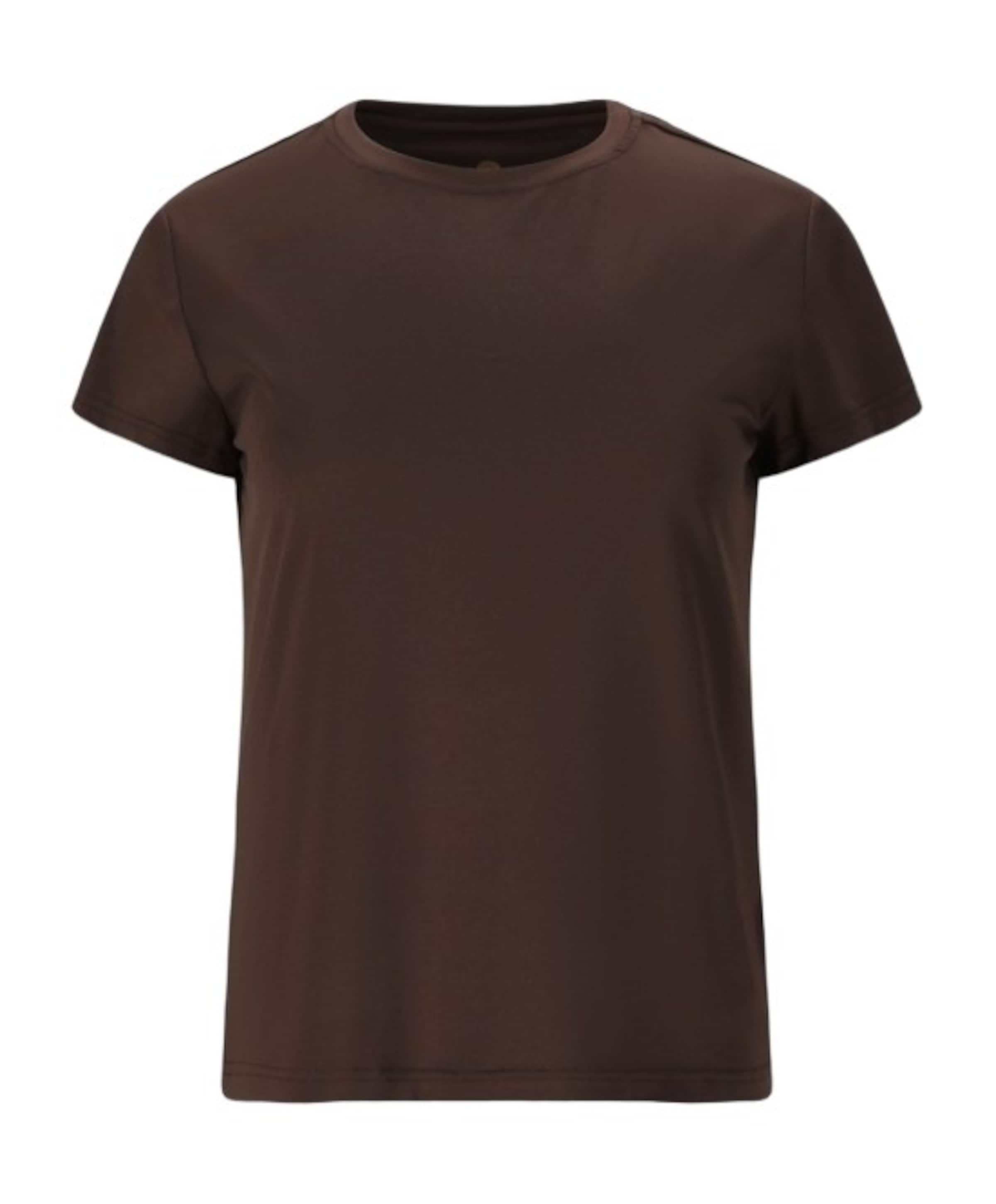 Dames t-shirt bruin