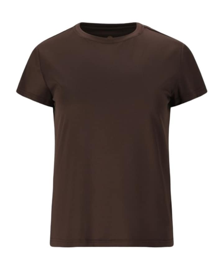 Dames t-shirt bruin
