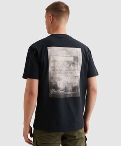 Heren T-shirt blauw