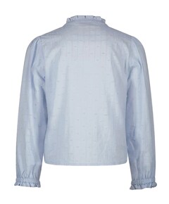 Blouse lange mouw blauw