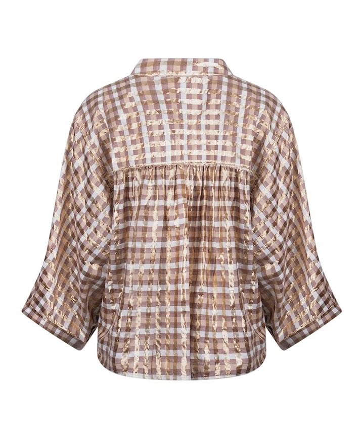 Dames blouse beige