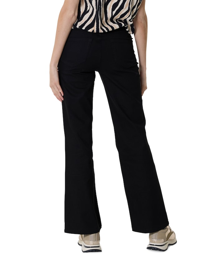 Wide leg broek zwart
