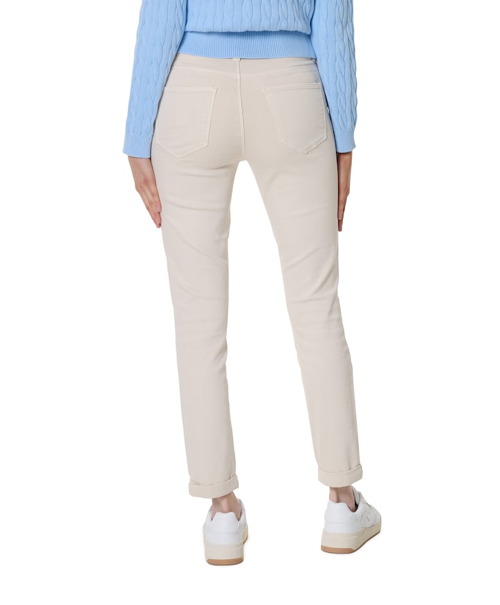 7/8 dames jeans beige