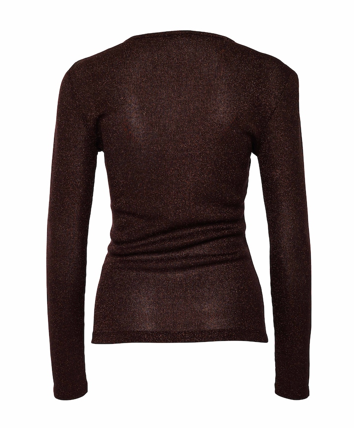 Dames longsleeve bordeaux