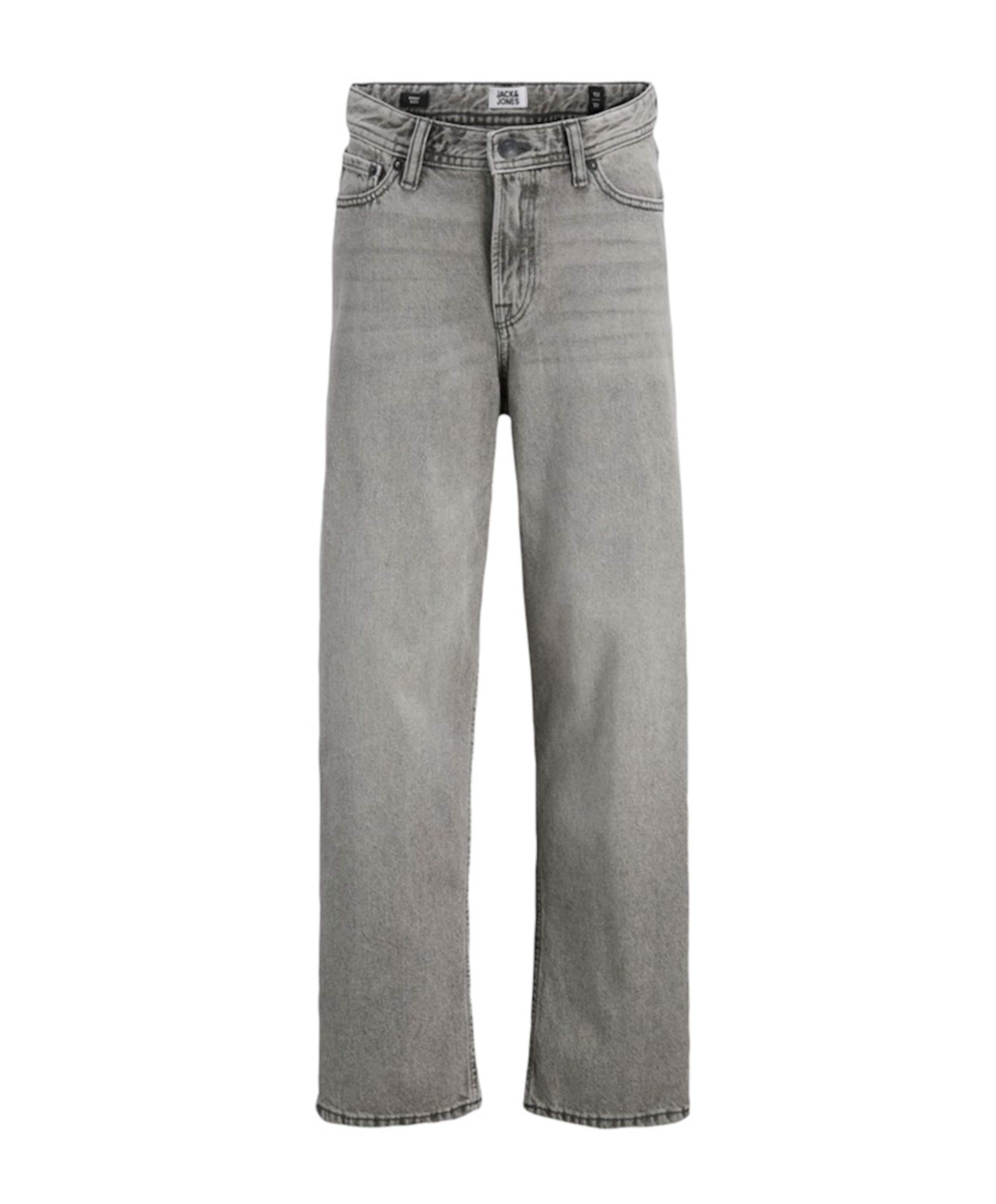 JJIALEX JJORIGINAL AKM 554 NOOS JNR jongens jeans grijs