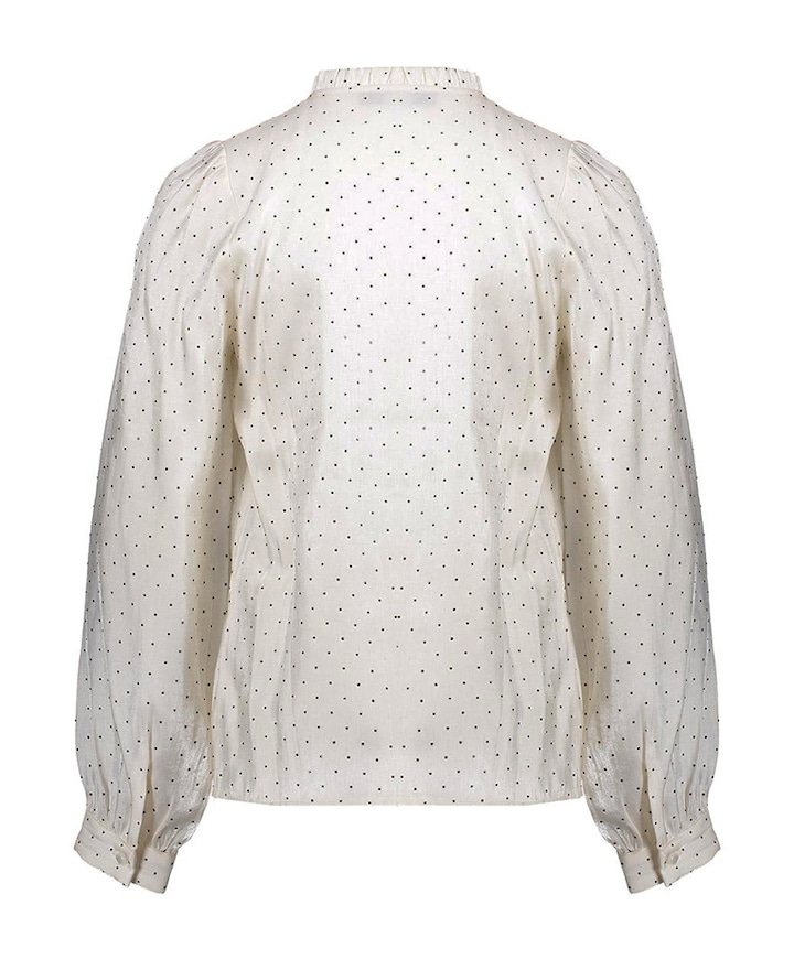 Blouse lange mouw ecru