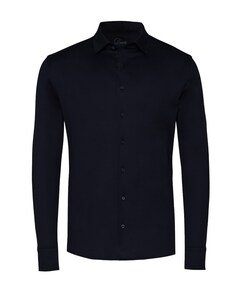 Overhemd lange mouw blauw