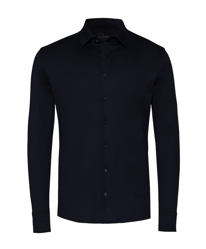 Overhemd lange mouw blauw