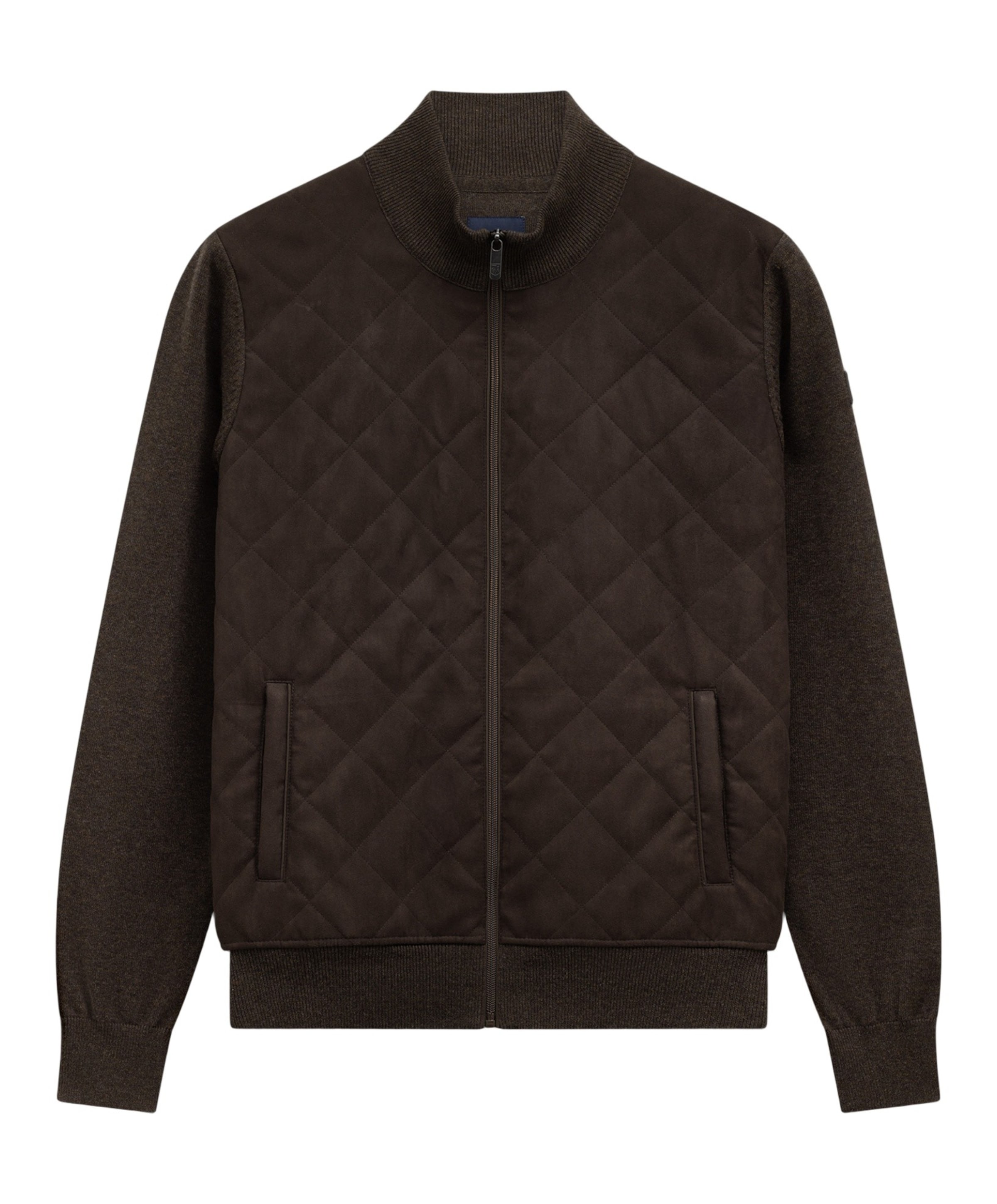 Heren vest bruin