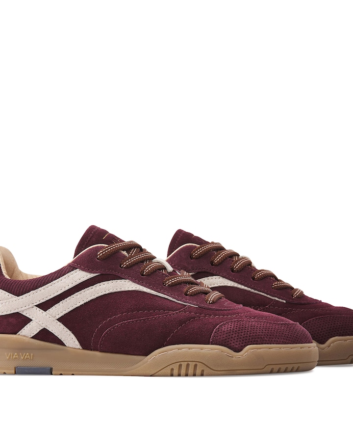 Kris Dante dames sneakers bordeaux
