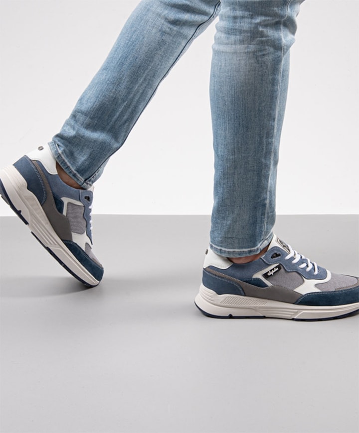 Halifax heren sneakers grijs