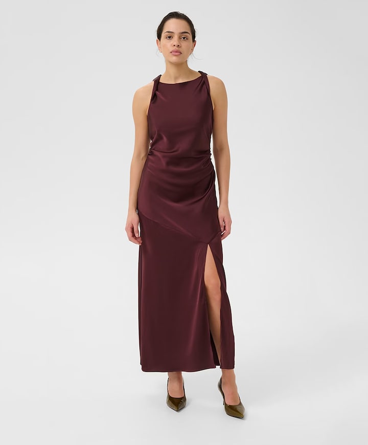 Dames jurk bordeaux