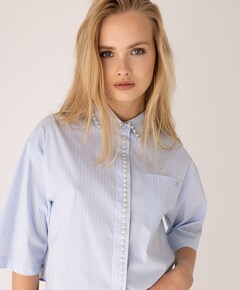 Dames blouse blauw