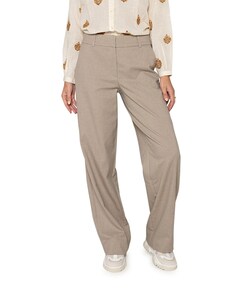 DENA 438 DARK SAND MELANGE dames broek beige