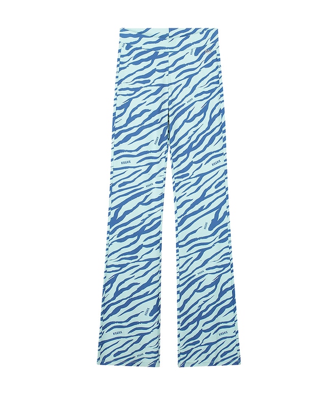 Zebra Flared Pants broek blauw