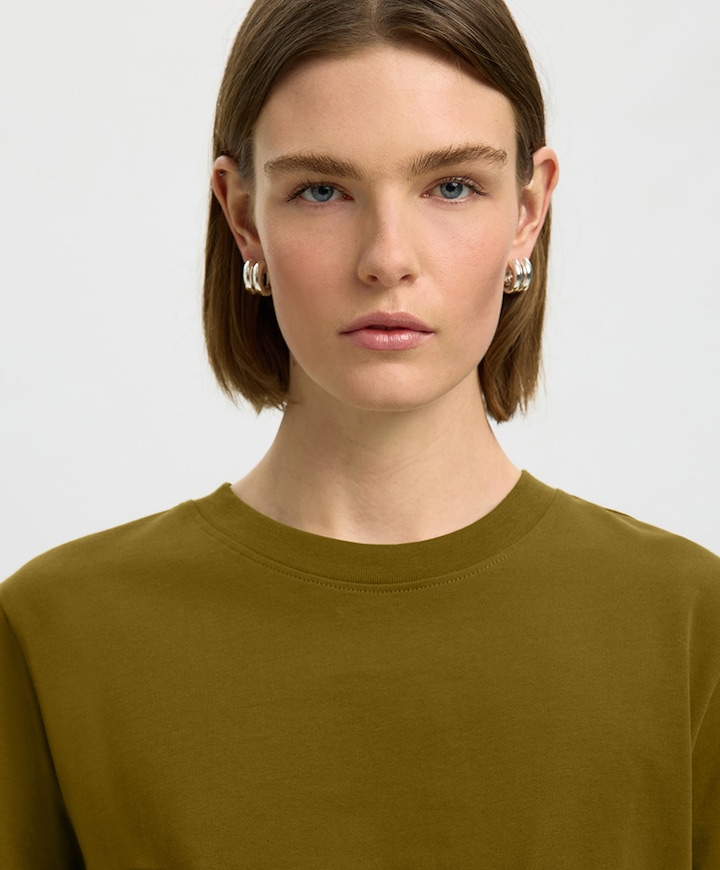Dames T-shirt groen