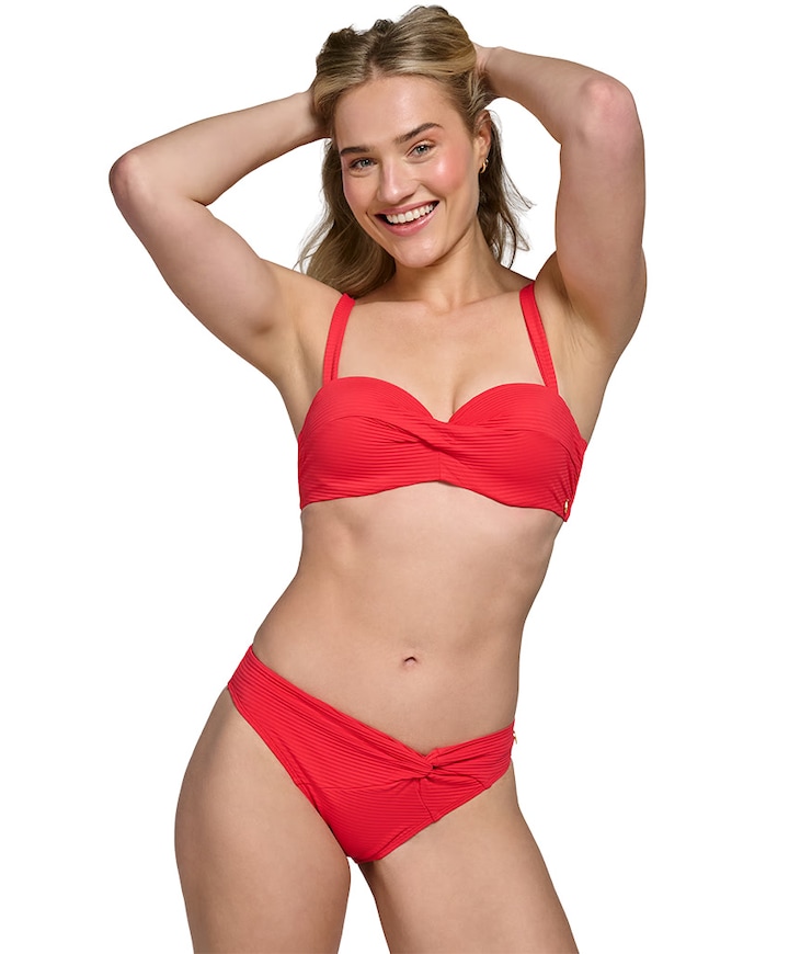 Dames bikinitop rood