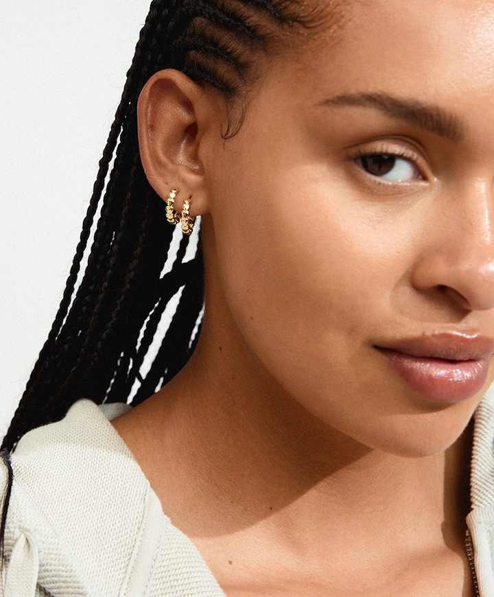 Dames oorbellen goud