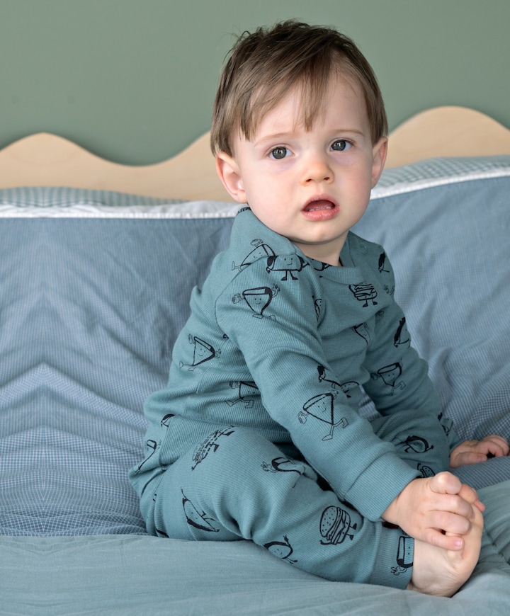 Jongens pyjamaset blauw