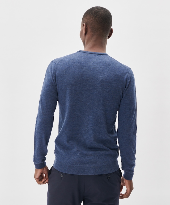 Heren trui blauw