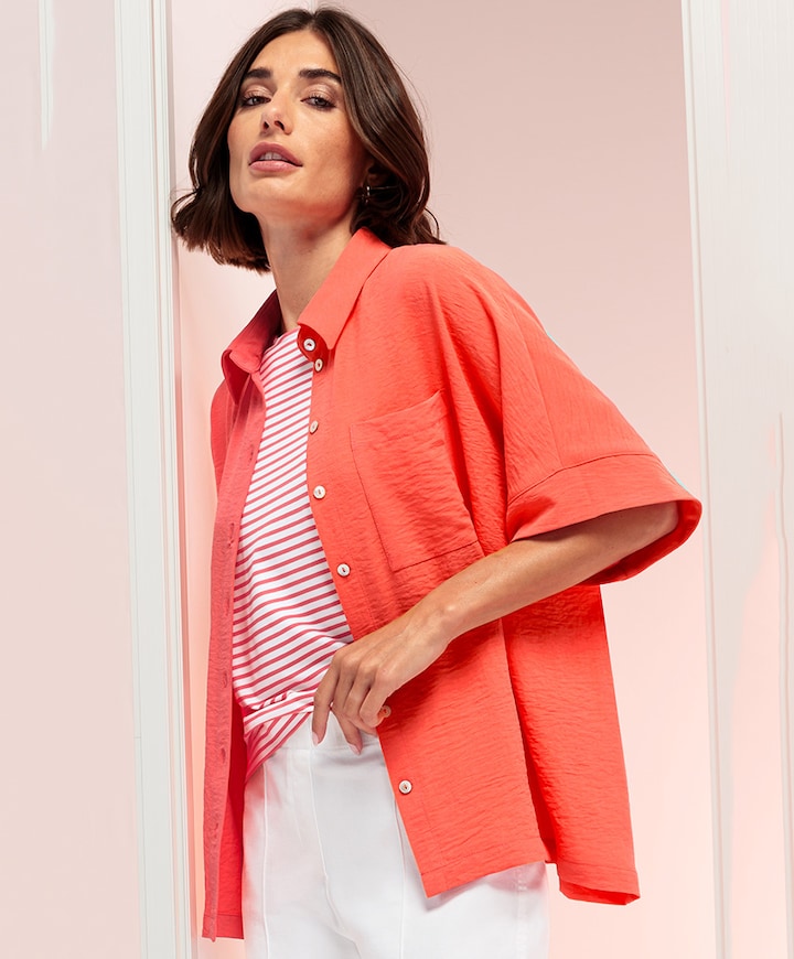 Blouse rood