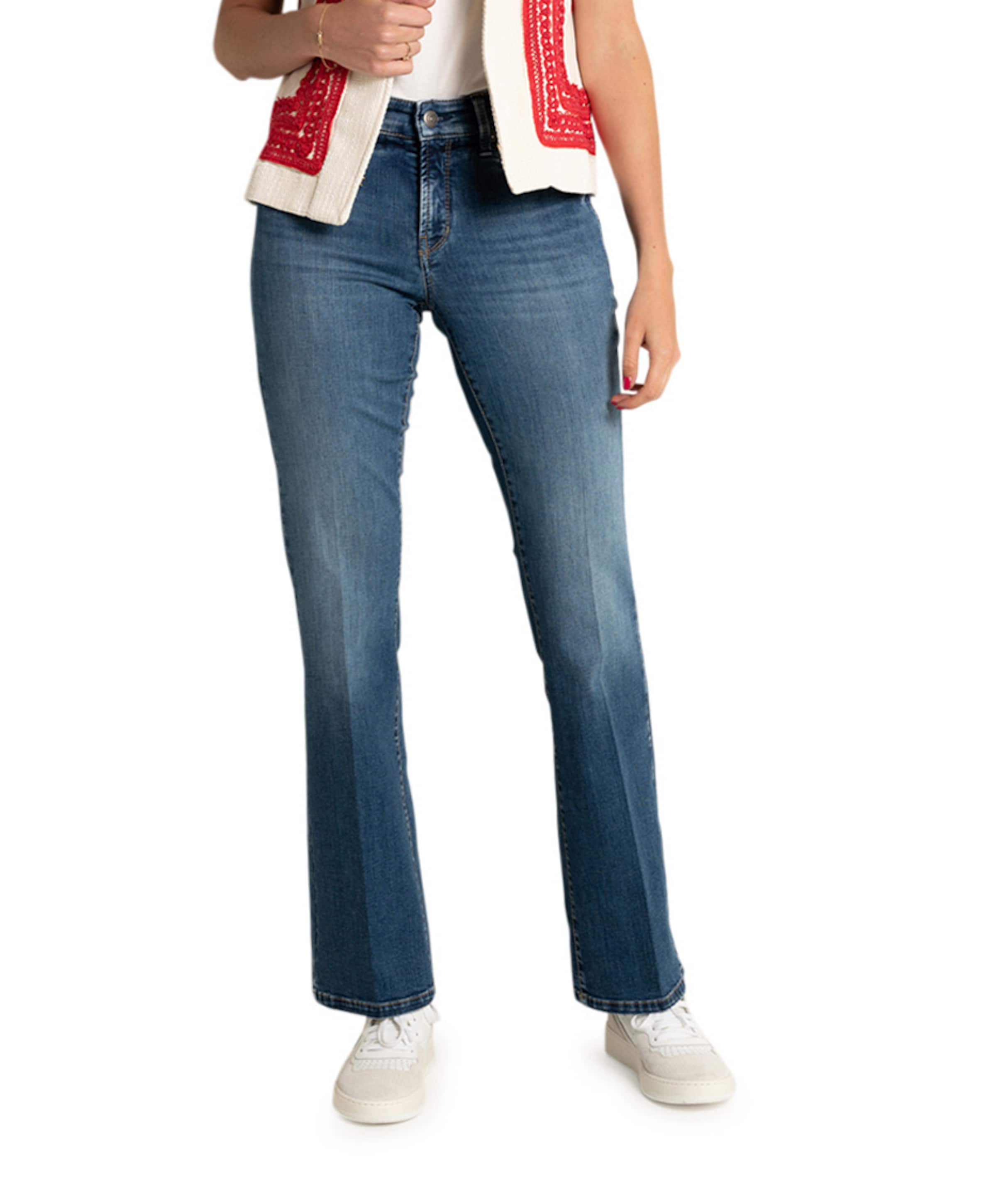 Paris flared L33 dames jeans blauw