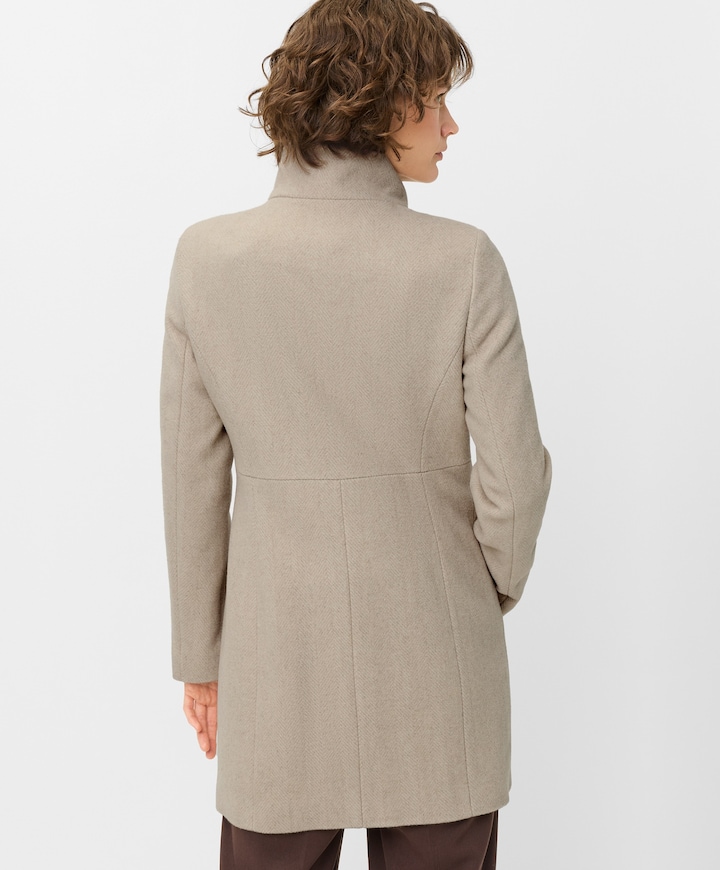 Dames jas beige