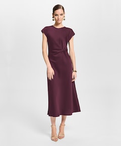 Dames jurk bordeaux