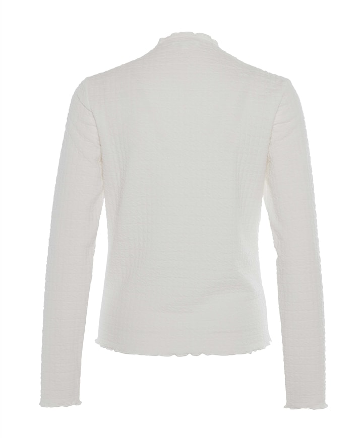 Dames longsleeve ecru