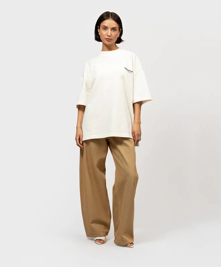Uniseks T-shirt ecru