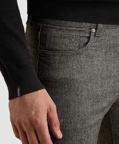 V40 RIDER BRUSHED MELANGE heren jeans grijs