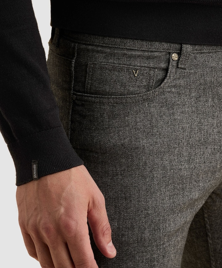 V40 RIDER BRUSHED MELANGE heren jeans grijs