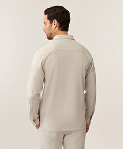 Heren overshirt beige