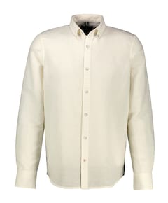 Heren overhemd lange mouw ecru