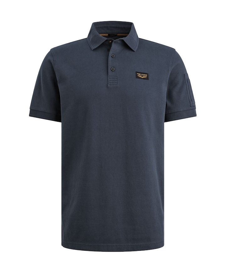 Heren polo blauw