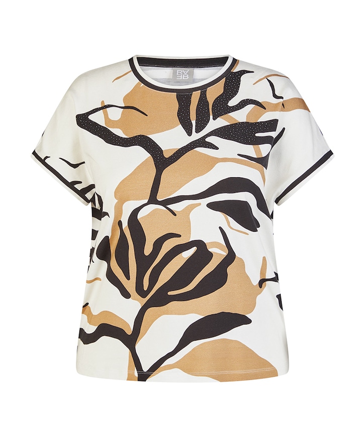 Dames T-shirt beige