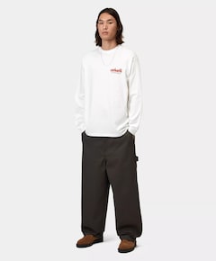 Heren longsleeve wit