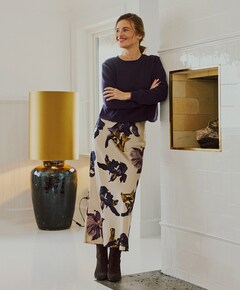 Dames rok beige